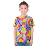 Blue And Pink Dream Kids  Cotton Tee