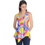 Blue And Pink Dream Sleeveless Tunic