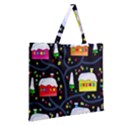 Zipper Large Tote Bag 