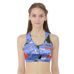 Sports Bra with Border 