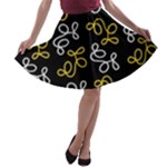 Elegance - yellow A-line Skater Skirt