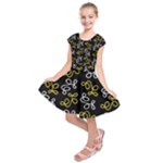 Elegance - yellow Kids  Short Sleeve Dress