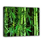 Bamboo Pattern Tree Canvas 14  x 11 
