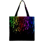Color Rainbow Zipper Grocery Tote Bag