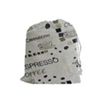 Coffe Cup Drawstring Pouches (Large) 