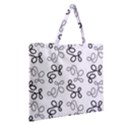 Zipper Large Tote Bag 