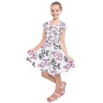 Magenta elegance  Kids  Short Sleeve Dress