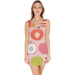 Pink Delicious Organic Canvas Sleeveless Bodycon Dress