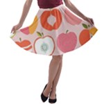 Pink Delicious Organic Canvas A-line Skater Skirt