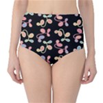 Elegant garden High-Waist Bikini Bottoms