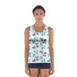 Blue garden Women s Sport Tank Top 