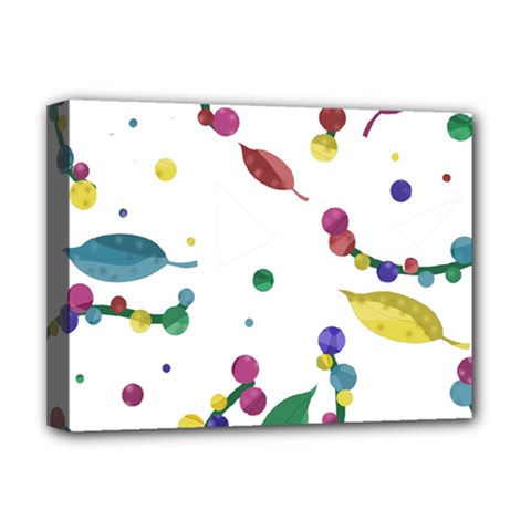 Abstract floral design Deluxe Canvas 16  x 12   from ArtsNow.com
