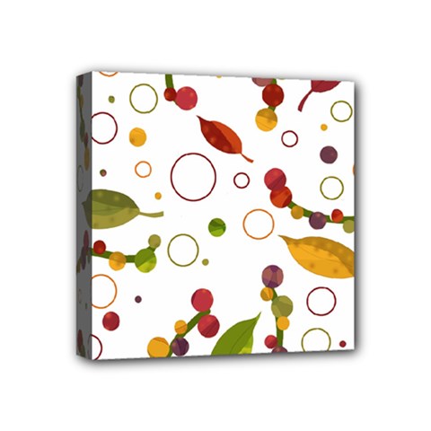 Adorable floral design Mini Canvas 4  x 4  from ArtsNow.com