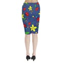 Midi Wrap Pencil Skirt 