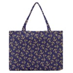 Anchor Ship Medium Zipper Tote Bag