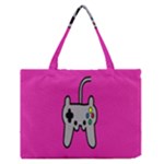 Game Pink Medium Zipper Tote Bag