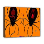 Happy Hellpween Spider Deluxe Canvas 20  x 16  