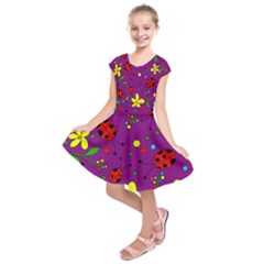 Kids  Short Sleeve Dress 