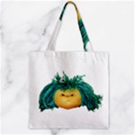 Angry Girl Doll Zipper Grocery Tote Bag