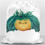 Angry Girl Doll Drawstring Bag (Large)