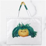 Angry Girl Doll Zipper Large Tote Bag