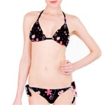 Pink ladybugs and flowers  Bikini Set