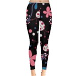 Pink ladybugs and flowers  Leggings 