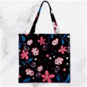 Zipper Grocery Tote Bag 