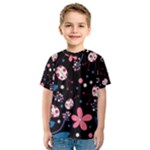 Pink ladybugs and flowers  Kids  Sport Mesh Tee