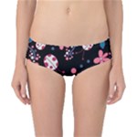 Pink ladybugs and flowers  Classic Bikini Bottoms