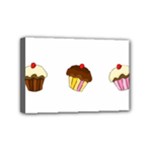 Colorful cupcakes  Mini Canvas 6  x 4 