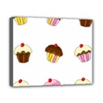 Colorful cupcakes  Canvas 10  x 8 