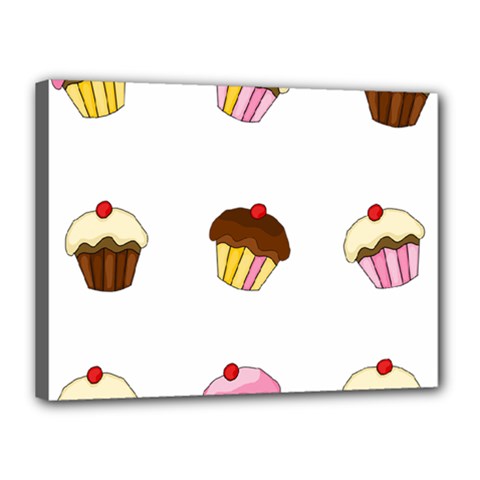 Colorful cupcakes  Canvas 16  x 12  from ArtsNow.com