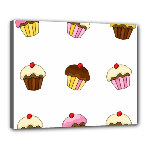 Colorful cupcakes  Canvas 20  x 16  from ArtsNow.com