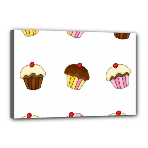 Colorful cupcakes  Canvas 18  x 12  from ArtsNow.com