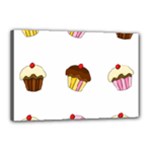 Colorful cupcakes  Canvas 18  x 12 