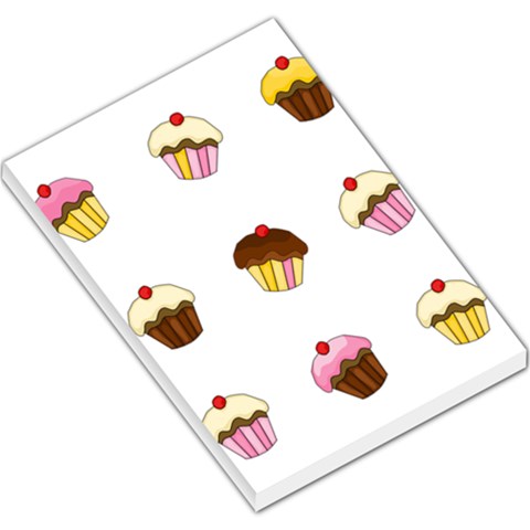 Colorful cupcakes  Large Memo Pads from ArtsNow.com
