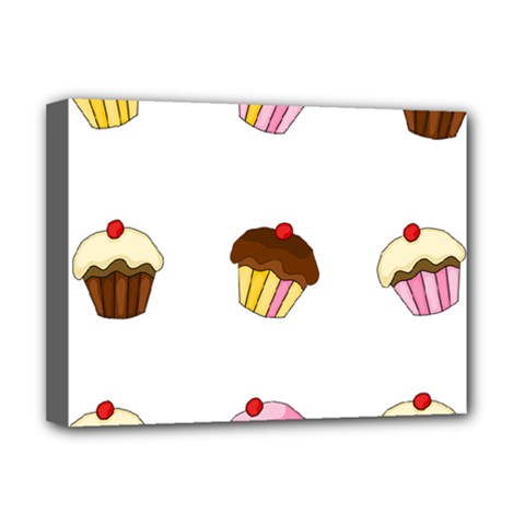 Colorful cupcakes  Deluxe Canvas 16  x 12   from ArtsNow.com