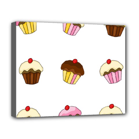 Colorful cupcakes  Deluxe Canvas 20  x 16   from ArtsNow.com