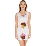 Colorful cupcakes  Sleeveless Bodycon Dress