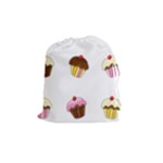 Colorful cupcakes  Drawstring Pouches (Medium) 