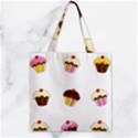 Zipper Grocery Tote Bag 