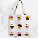 Zipper Grocery Tote Bag 