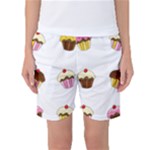 Colorful cupcakes  Women s Basketball Shorts