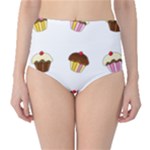 Colorful cupcakes  High-Waist Bikini Bottoms