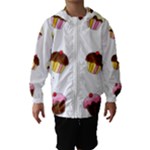 Colorful cupcakes  Hooded Wind Breaker (Kids)