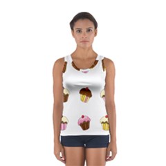 Colorful cupcakes  Women s Sport Tank Top  from ArtsNow.com