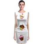 Colorful cupcakes  Classic Sleeveless Midi Dress