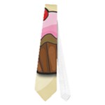 Colorful cupcakes pattern Neckties (One Side) 