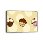 Colorful cupcakes pattern Mini Canvas 6  x 4 